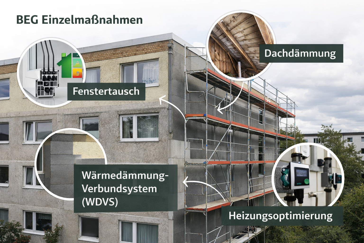 Energetische Sanierung Wohngebäude